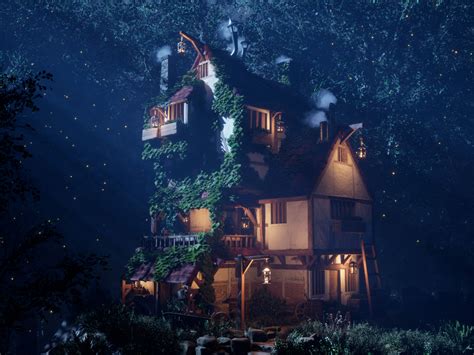 Discover the Serenity of a Log Wolf Abode: A Magical Sanctuary